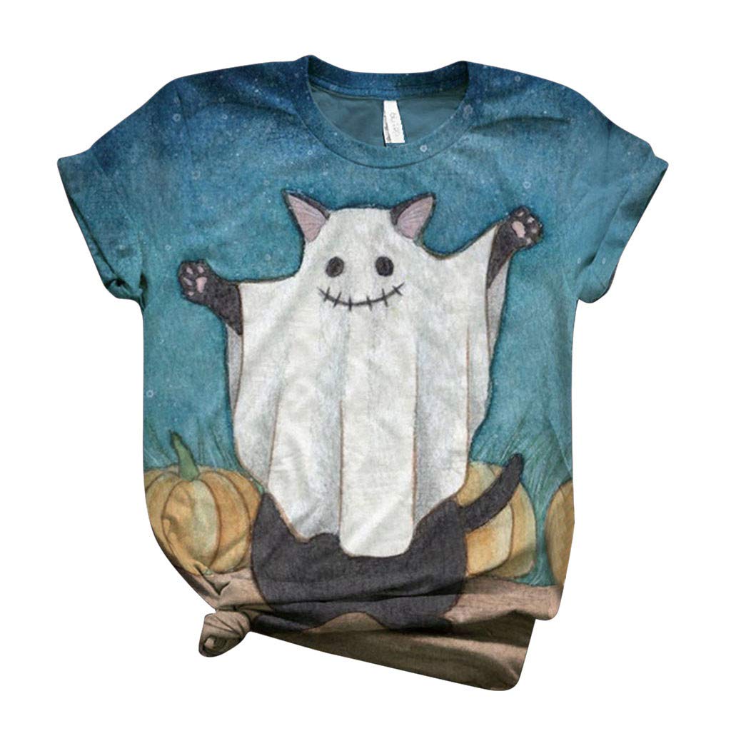 Funny Bleached Leopard Heart Graphic Tee for Women - Halloween Shirt, Casual Short Sleeve T-Shirt, Game Day Top - Perfect for Halloween Parties, Casual Outings & Sports Events