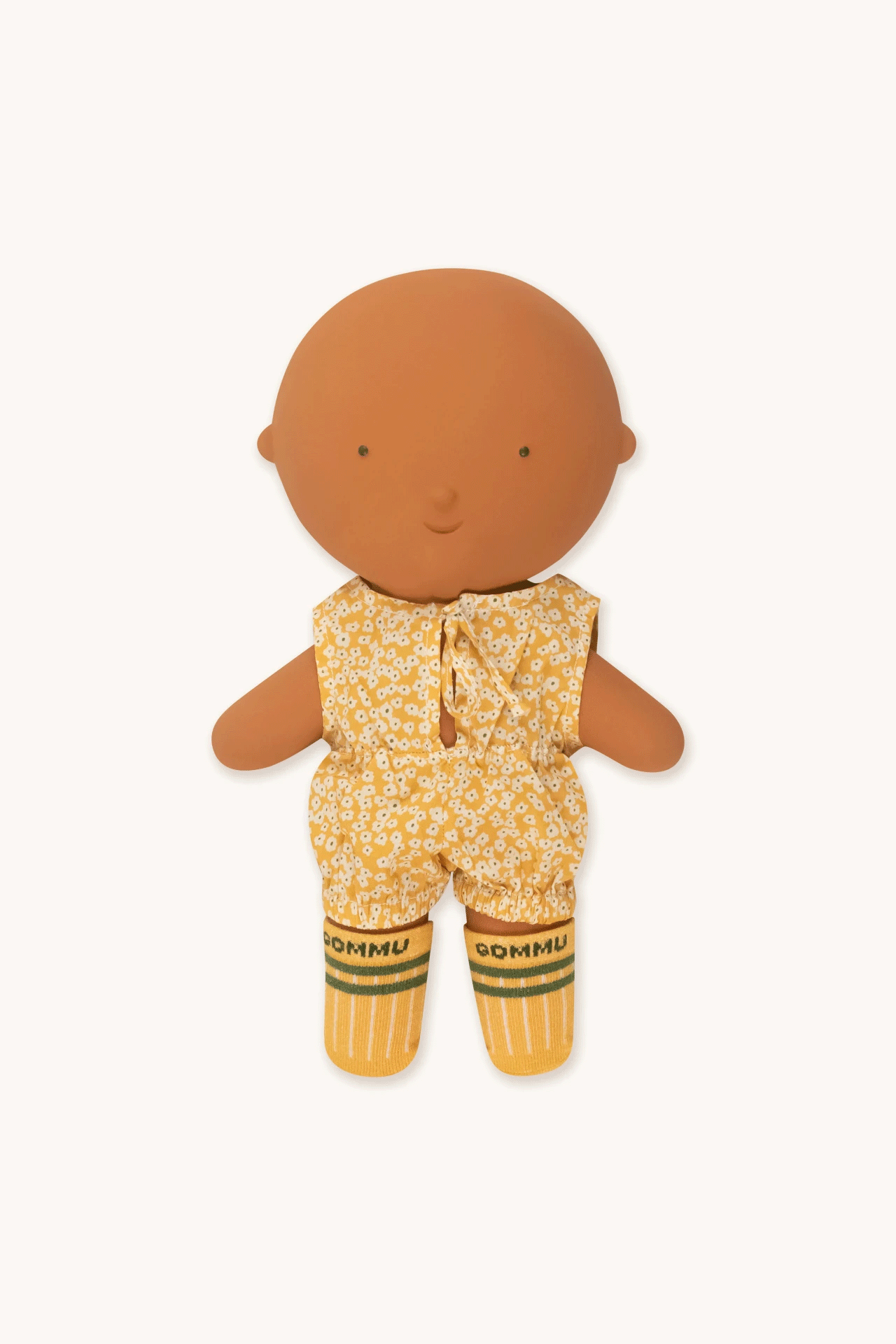 GOMMU Mustard Flowers Baby Sock and Romper Set - Soft Cotton Newborn Outfit for Photo Shoots & Special Occasions