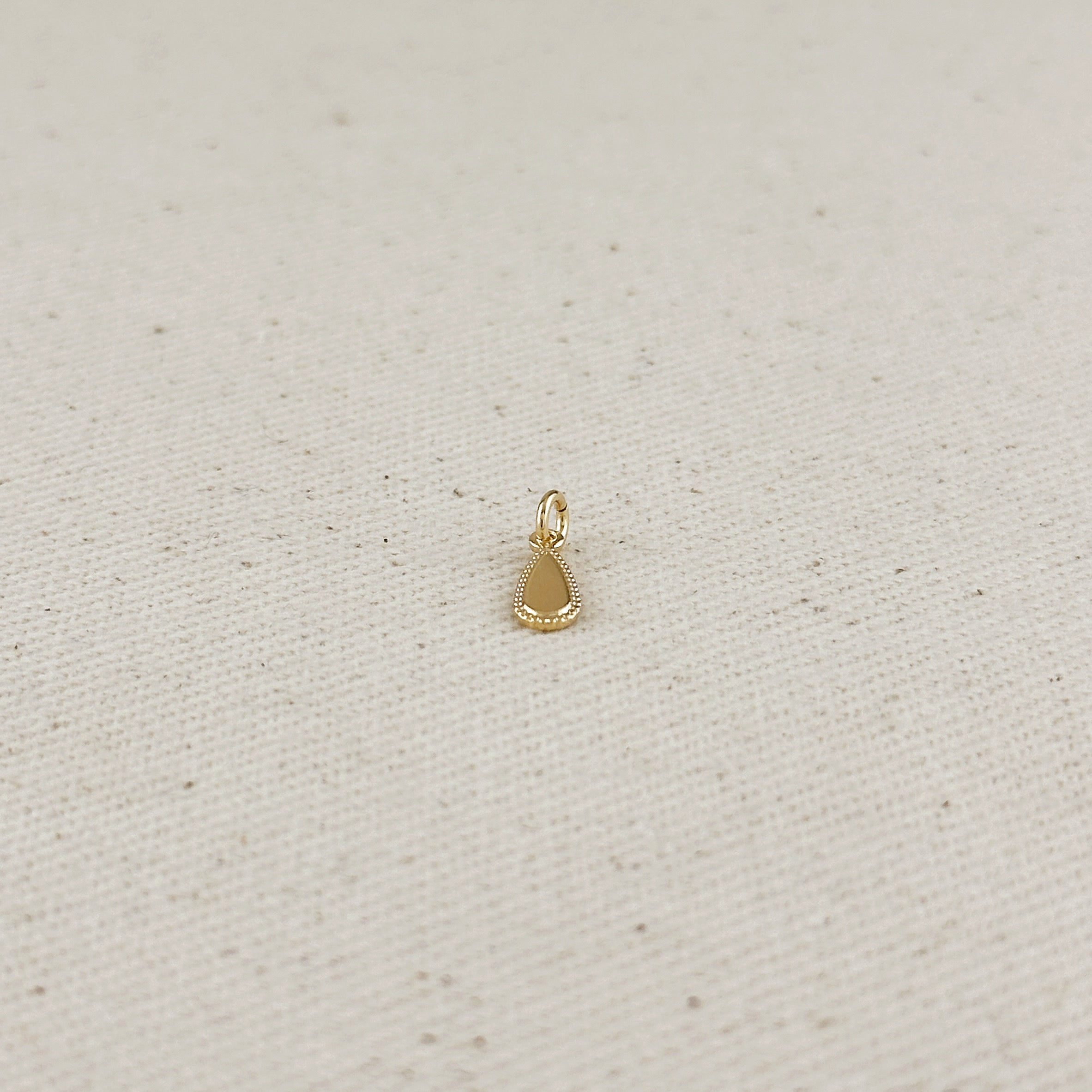 18K Gold Filled Teardrop Tag Findings for Jewelry Making - DIY Necklace, Bracelet & Earring Charms - Perfect for Handmade Crafts & Gifts