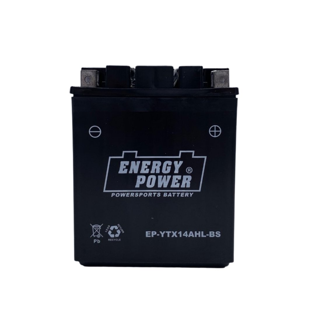 EP Motorcycle Battery YTX14AHL BS - High Performance Replacement for Yuasa Batteries | Perfect for Harley, Honda, Kawasaki & More Motorcycles
