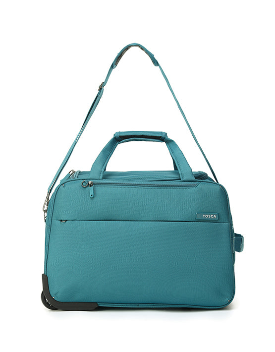 Tosca AIR5055 WB SO LITE Onboard Wheel Bag - Lightweight Teal Carry-On Luggage for Air Travel | Perfect for Business Trips & Weekend Getaways