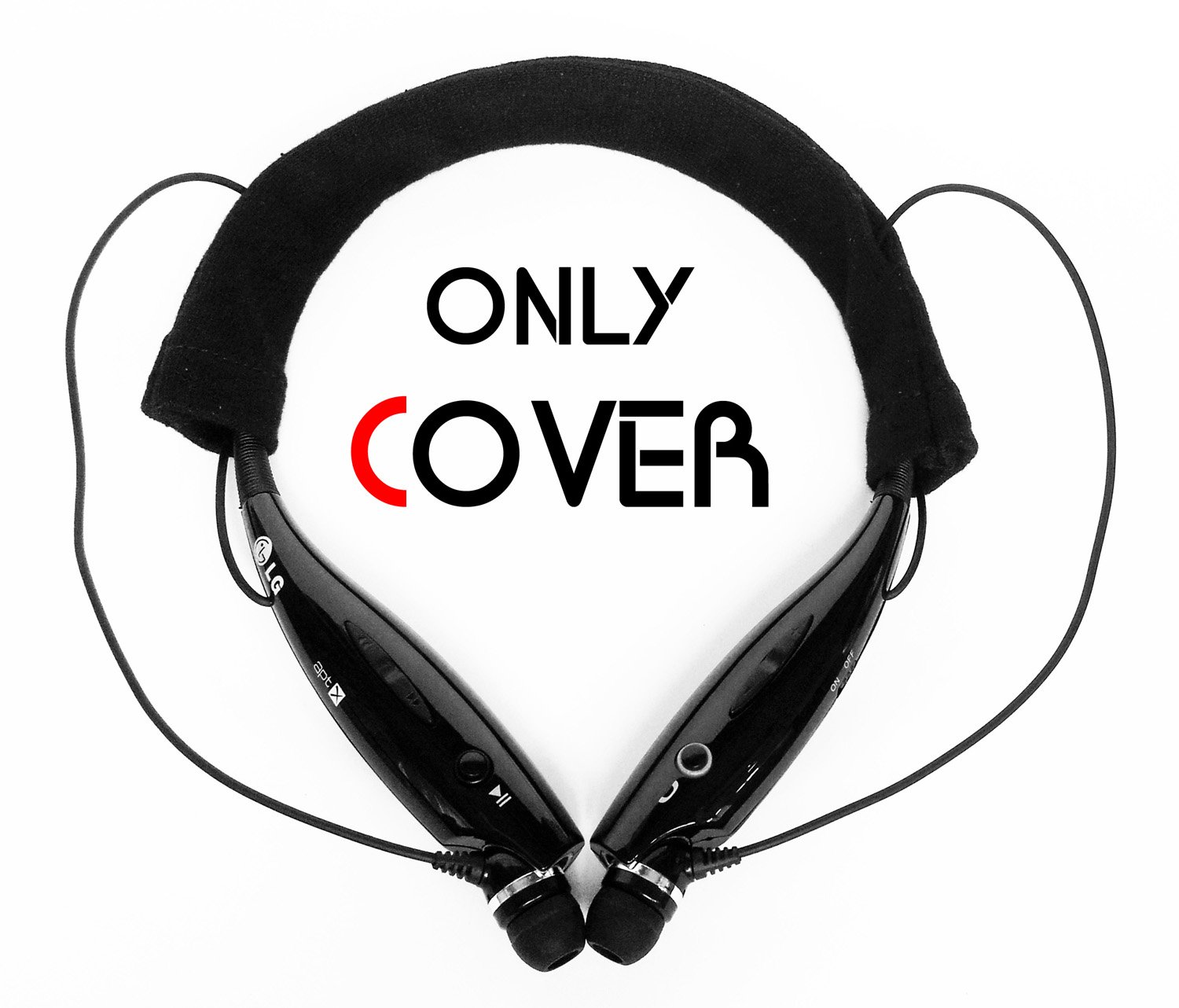 Soft Cover Compatible for LG HV-800 BHS-930 HV-900 HBS-800S EGRD G-Cord Neckband Bluetooth Headphone Headset - Replacement Case for Wireless Earbuds - Perfect for Workouts, Commuting & Travel