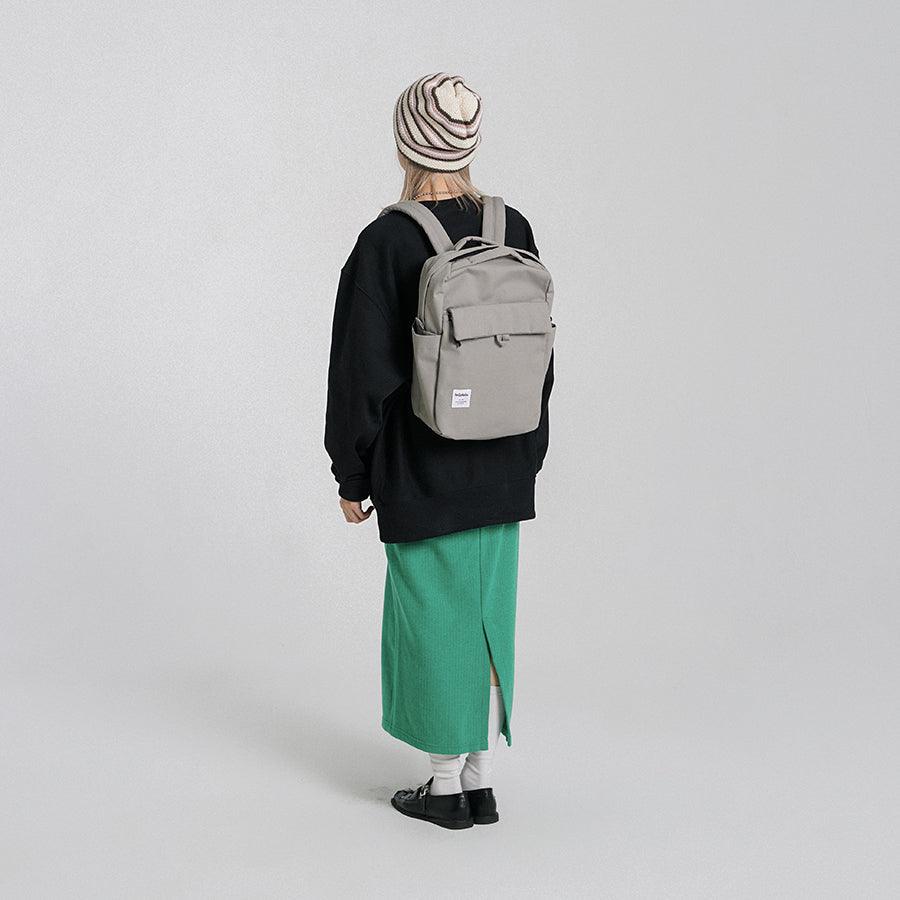 HELLOLULU Mini Carter All Day Backpack - Lightweight Laptop Backpack for Women, Soft Gray - Perfect for Work, Travel & School