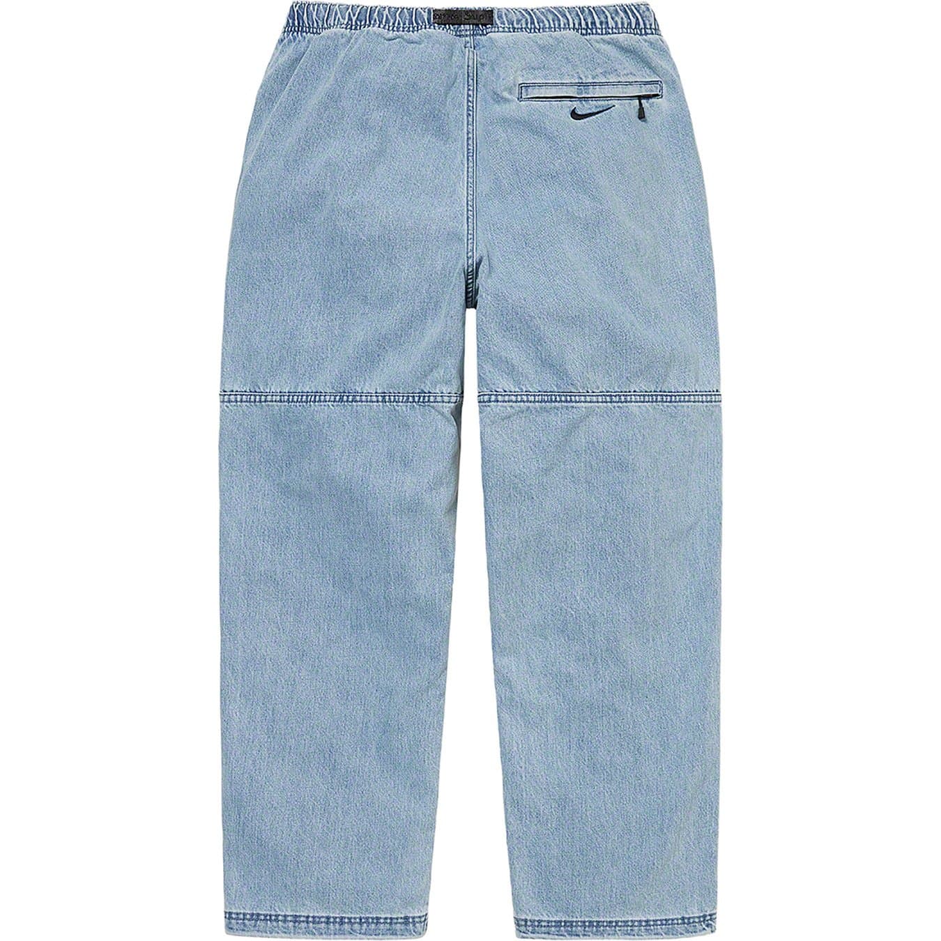Supreme Nike ACG Belted Denim Pants - Washed Blue Jeans for Men | Outdoor Hiking & Urban Streetwear Fashion