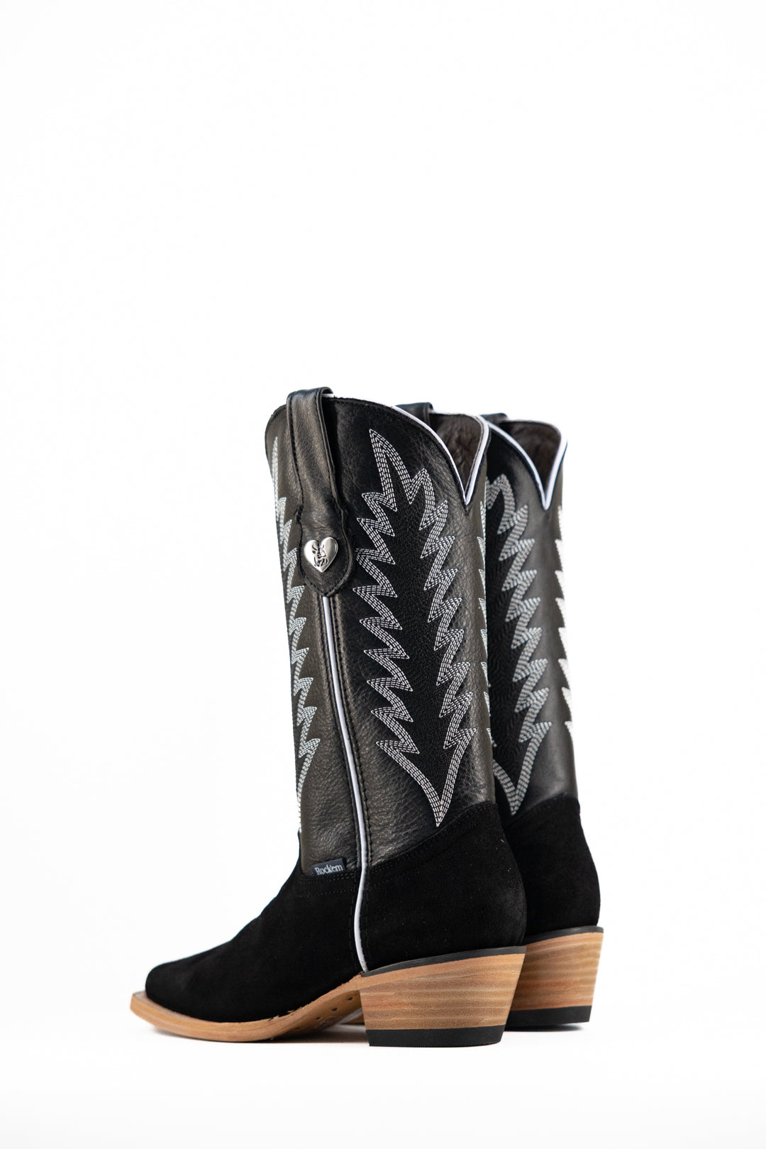 Sierra Roughout Frontier Toe Cowgirl Boots - Western Style Leather Boots for Women - Comfortable & Durable for Riding, Country Dancing & Outdoor Activities