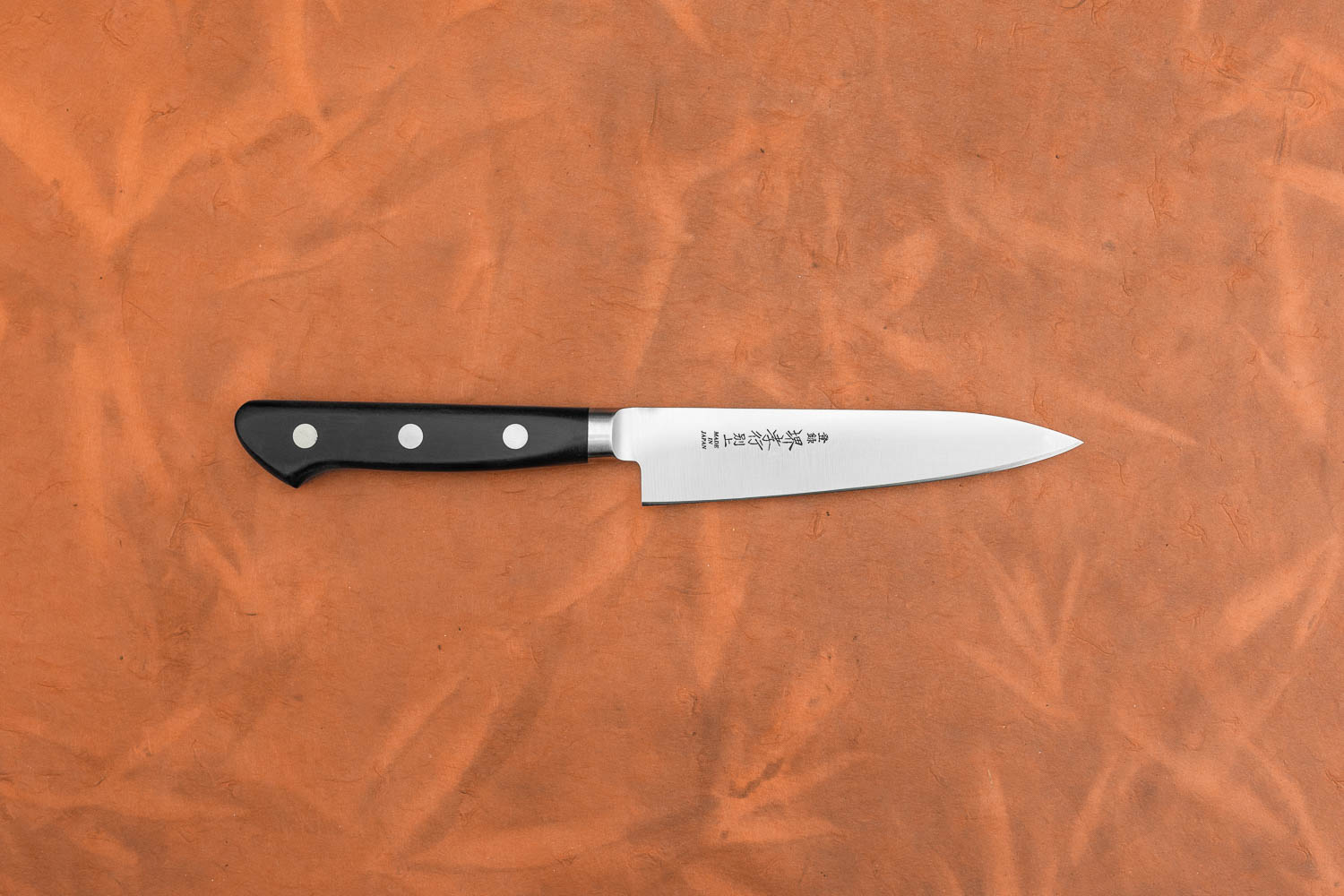Premium Sakai Takayuki SK4 120mm Petty Knife - Japanese Stainless Steel Blade for Precision Slicing, Dicing & Garnishing - Perfect for Home Chefs & Professional Kitchens