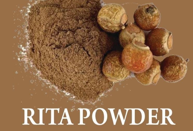Organic Reetha Powder (Soapnut Powder) - 200gm | Natural Hair & Skin Care | Ayurvedic Cleanser for Shampoo, Face Wash & Laundry