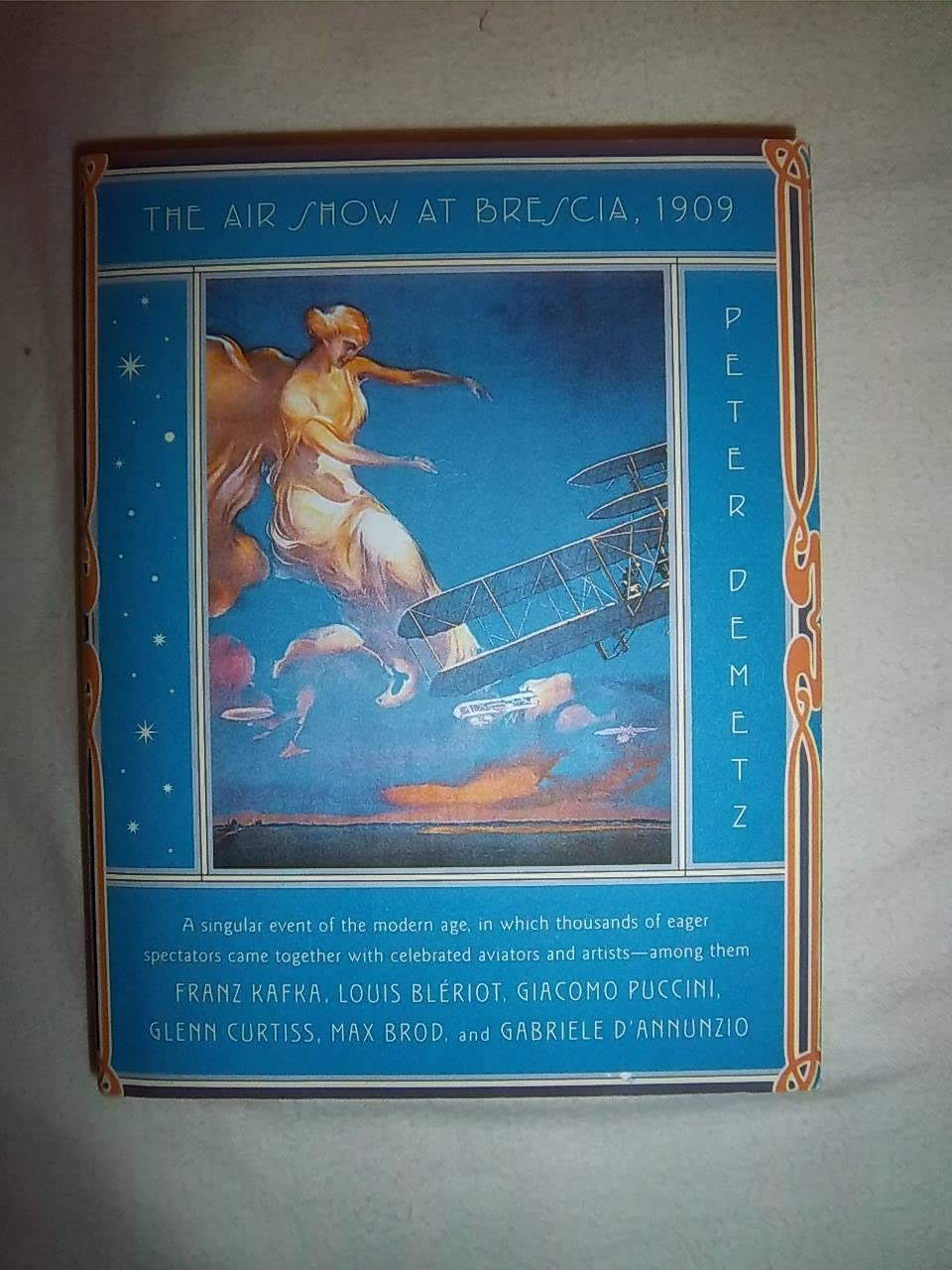 Vintage The Air Show at Brescia 1909 Aviation Poster - Classic Aviation Art for Home Decor, Office & Aviation Enthusiast Gifts