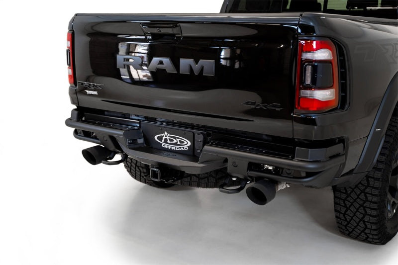 Addictive Desert Designs 2021 Dodge RAM 1500 TRX PRO Bolt-On Rear Bumper with Parking Sensors | Heavy-Duty Off-Road Protection for Truck Enthusiasts
