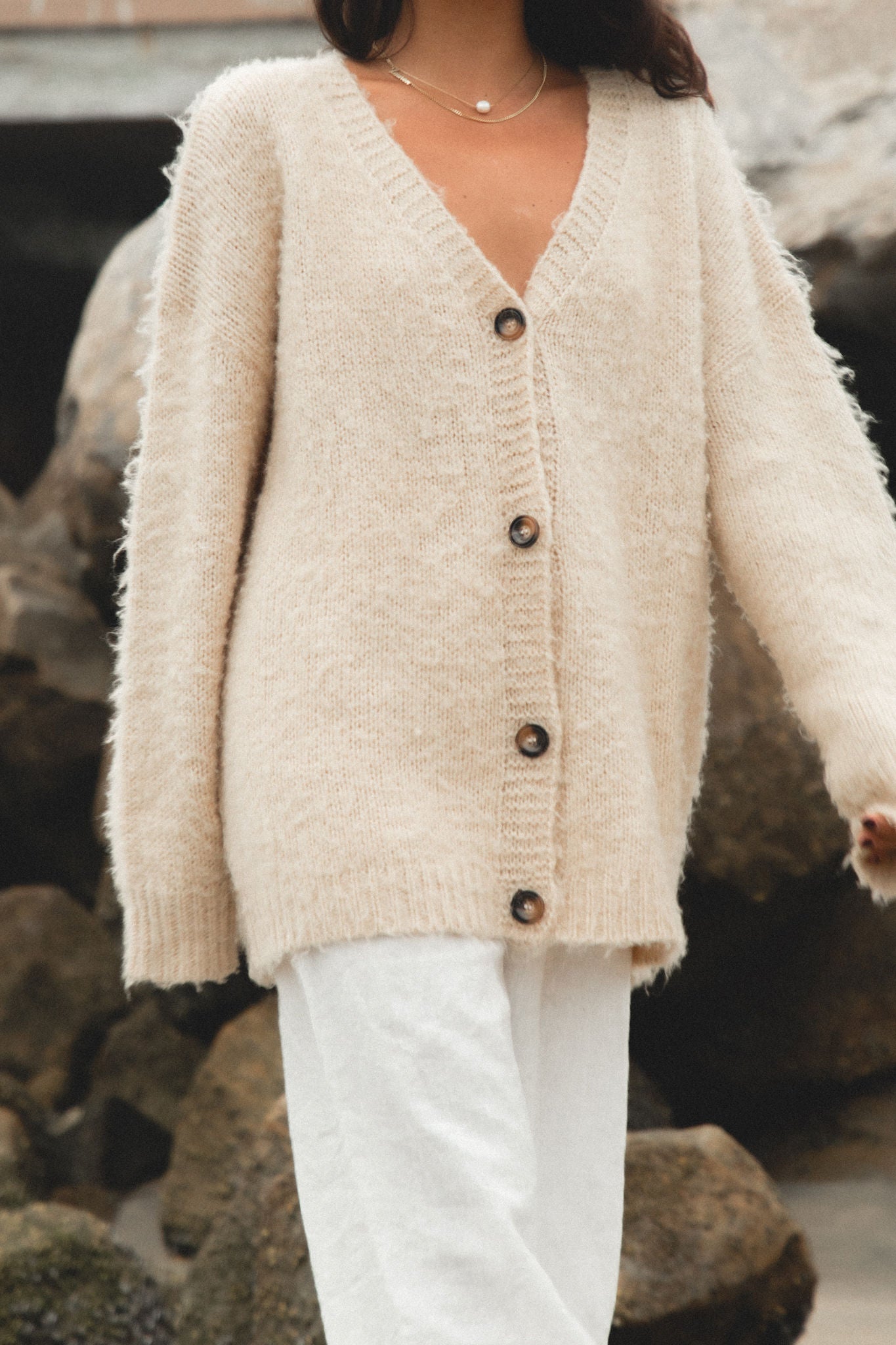 Amelia Button Down Cardigan for Women - Soft & Stylish Open Front Sweater | Perfect for Office, Casual Outfits & Layering