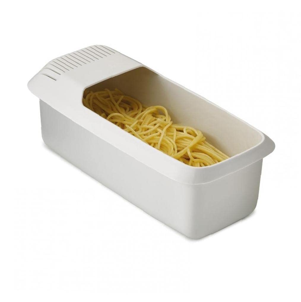 **Microwave Pasta Cooker with Strainer – Heat-Resistant Spaghetti Bowl & Noodle Cooker – Perfect for Quick Meals, Dorm Cooking & Busy Kitchens**