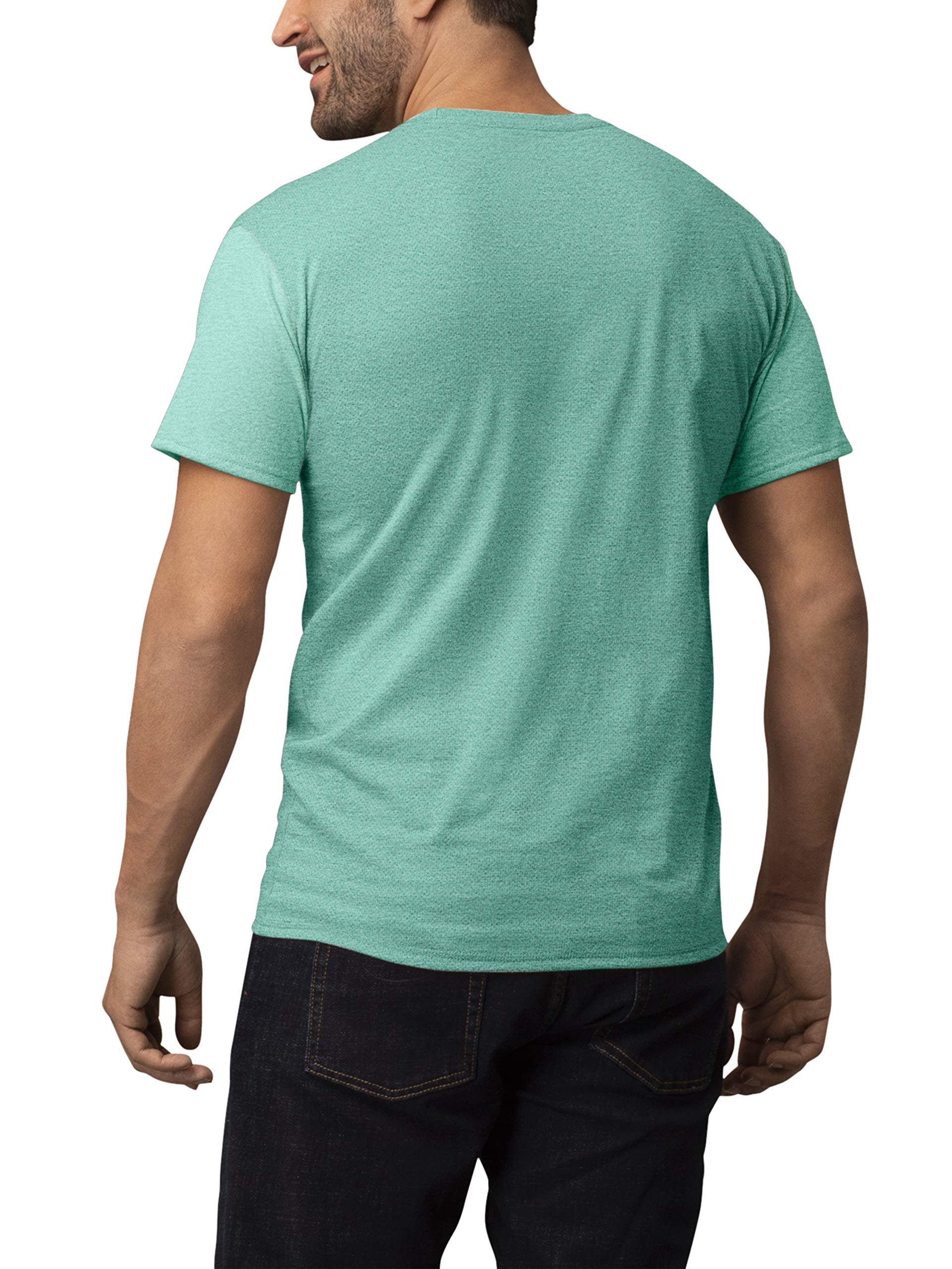 Fruit of the Loom Men's Coolzone Moisture Wicking Crew Neck T-Shirts 2 Pack - Breathable Comfort Fit Casual Workout Tees for Gym, Running & Everyday Wear