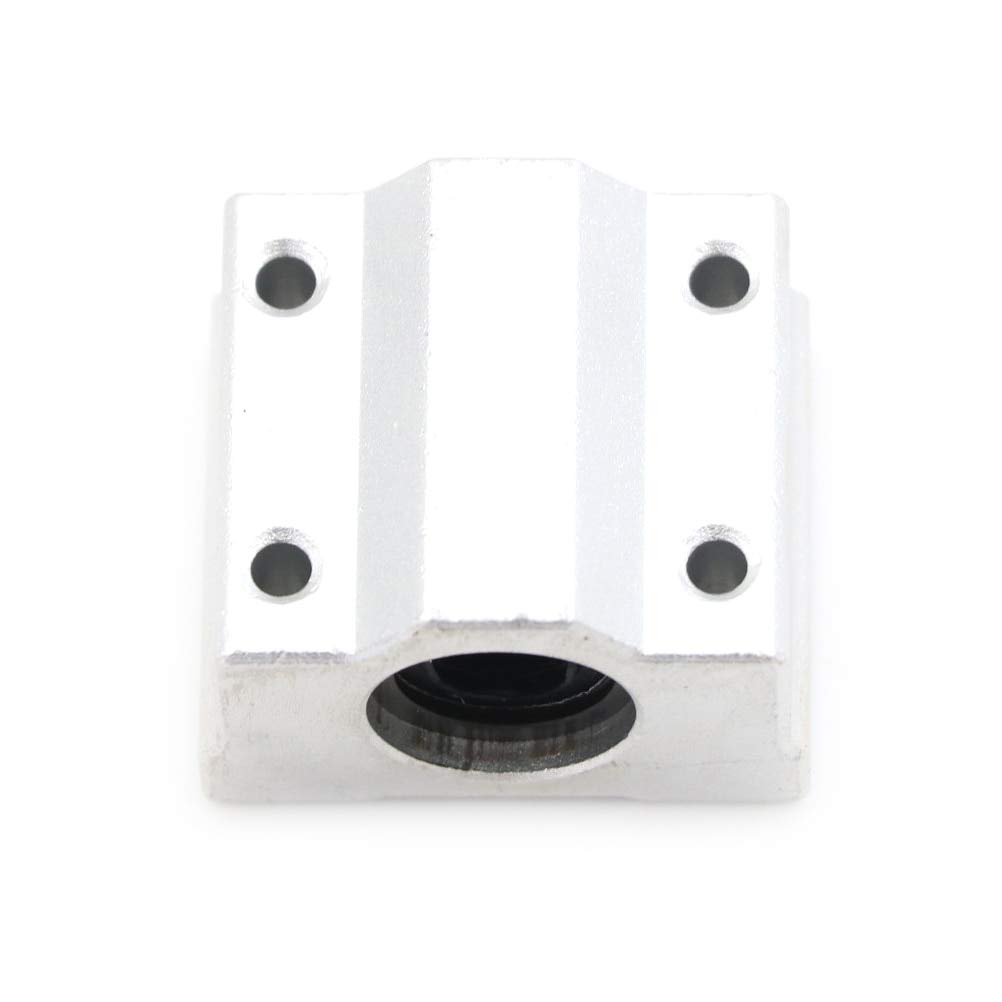 8mm Shaft Bearings for 3D Printer & CNC Machines - SC8UU Linear Bearing Slide Block Bracket | Perfect for DIY Robotics, 3D Printing Projects, and Industrial Automation