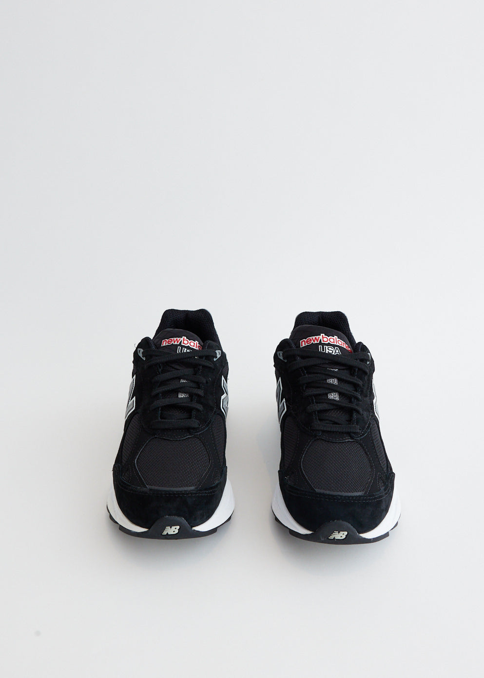 New Balance 990v3 Black Men's Running Shoes - Comfortable & Durable Sneakers for Walking, Jogging, and Everyday Wear