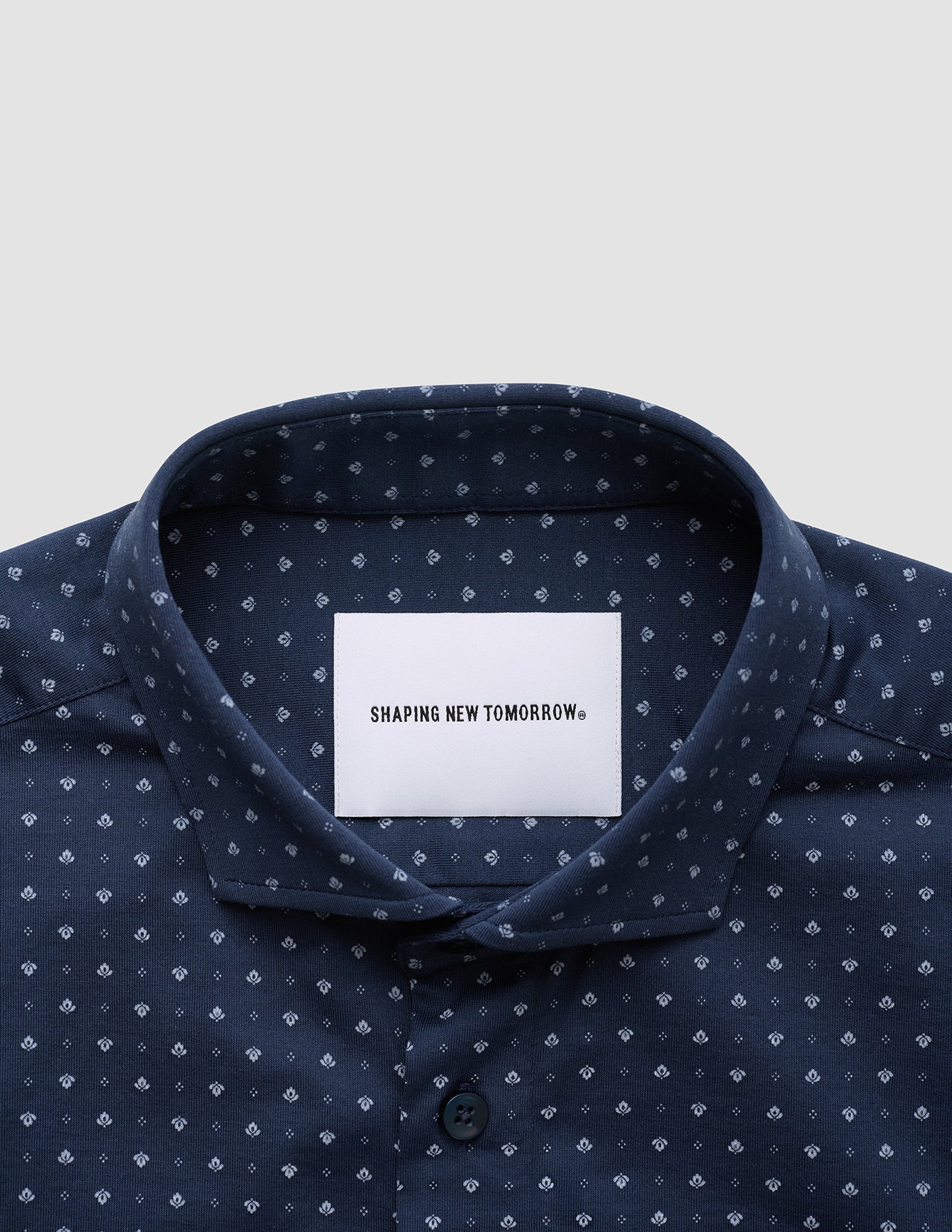 Classic Short Sleeve Shirt for Men - Lotus Navy Blue Casual Button Down Shirt | Comfortable & Breathable Cotton | Perfect for Office, Business Casual & Summer Outings
