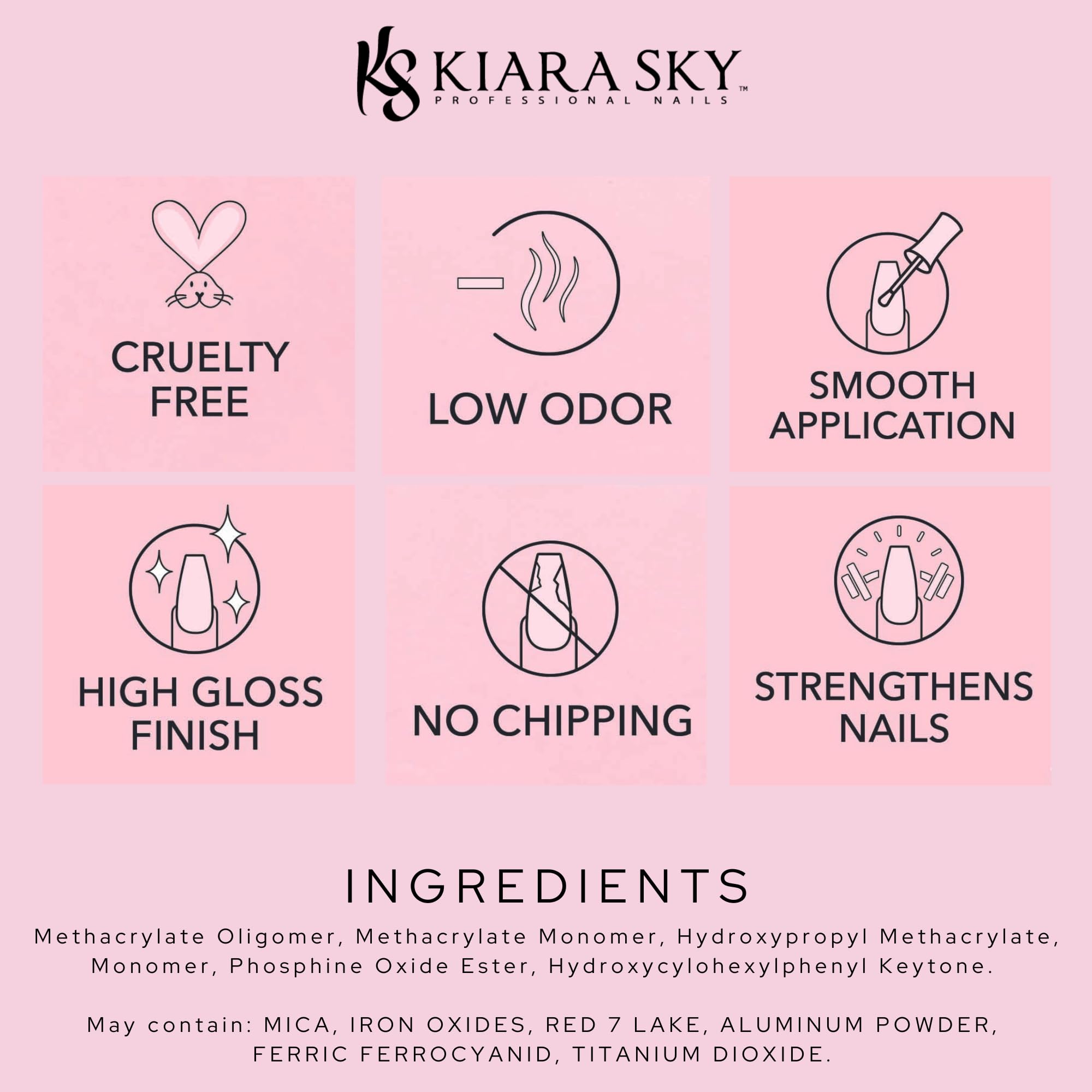 Kiara Sky Soak Off Gel Nail Polish 0.5 fl oz - BACK TO THE FUCHSIA (G453) | Long-Lasting UV/LED Gel Polish for Salon-Quality Manicures at Home | Perfect for Nail Art, Special Occasions & Everyday Wear