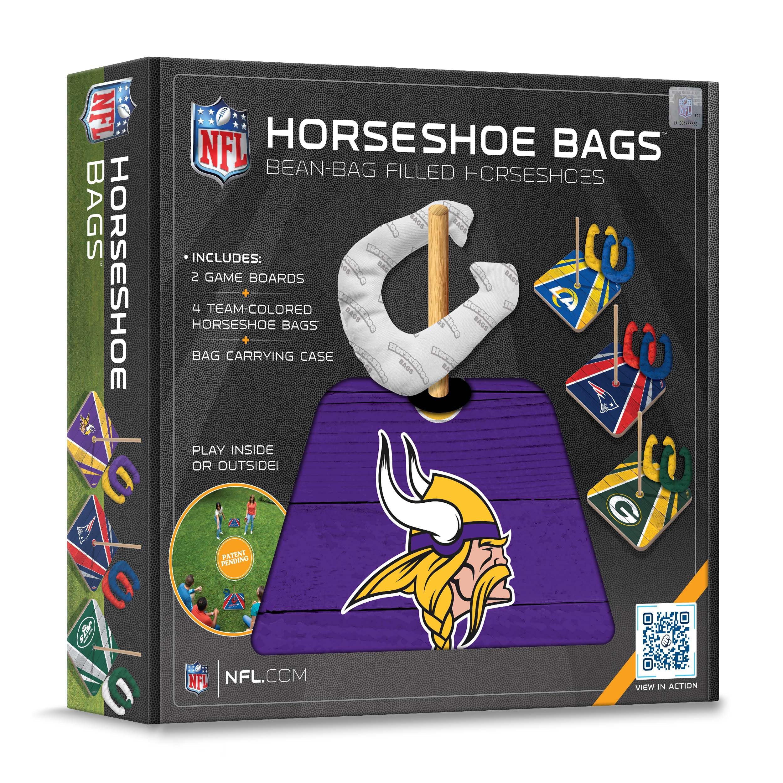 YouTheFan NFL Minnesota Vikings Horseshoe Tote Bags for Women & Men - Stylish Team Spirit Grocery, Beach & Game Day Essentials