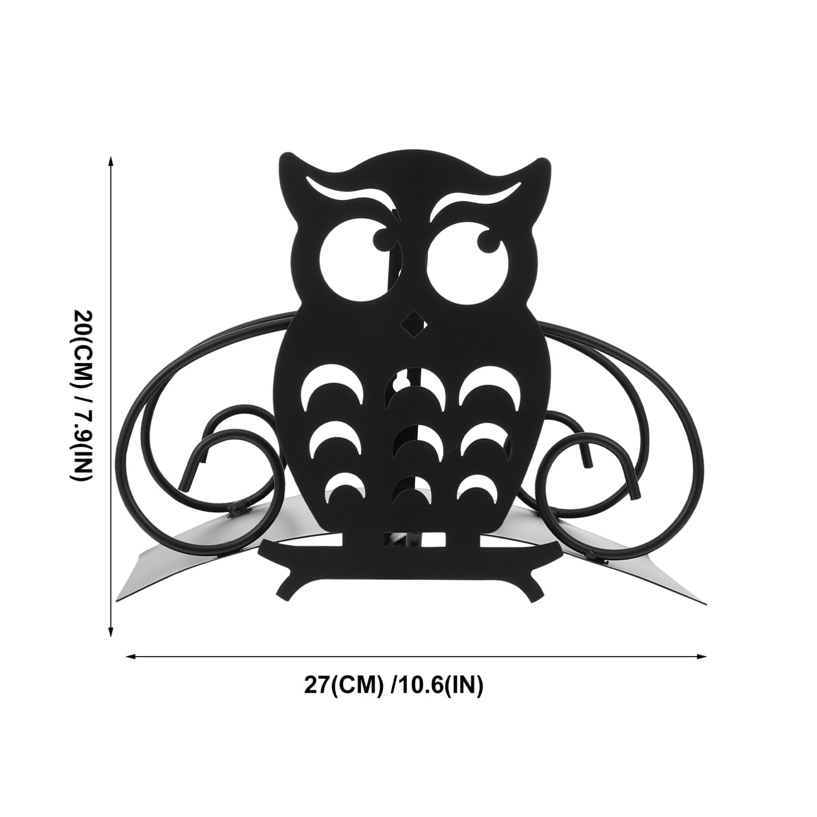 Cabilock Decorative Owl Garden Hose Holder - Wall Mount Hose Hanger & Storage Rack for Outdoor Watering, Power Tools Organization - Perfect for Backyard, Garden, and Garage Use