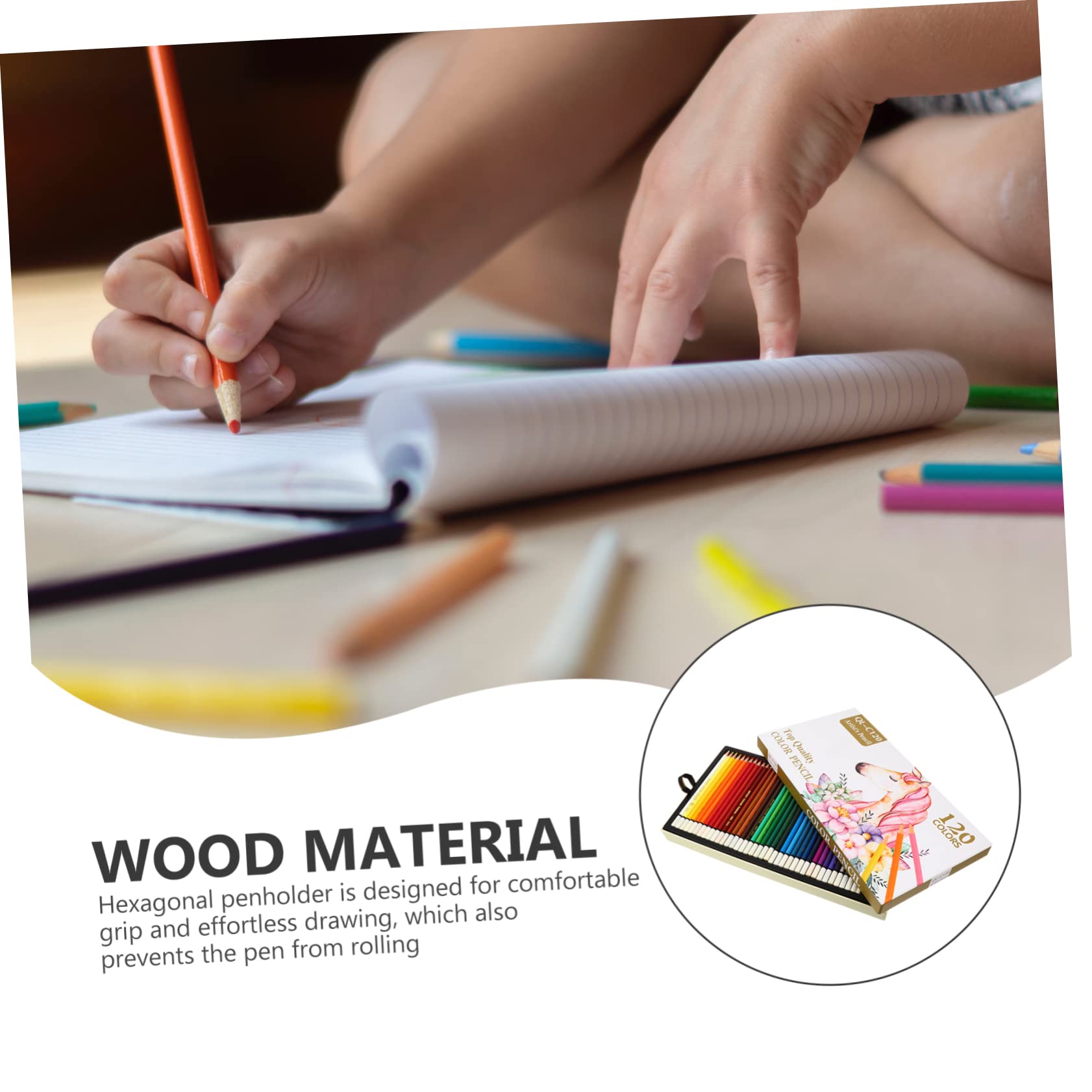 HOODANCOS 2 Sets of 120 Colored Pencils - Vibrant Art Supplies for Drawing, Sketching & Coloring | Perfect for Artists, Students & DIY Craft Projects