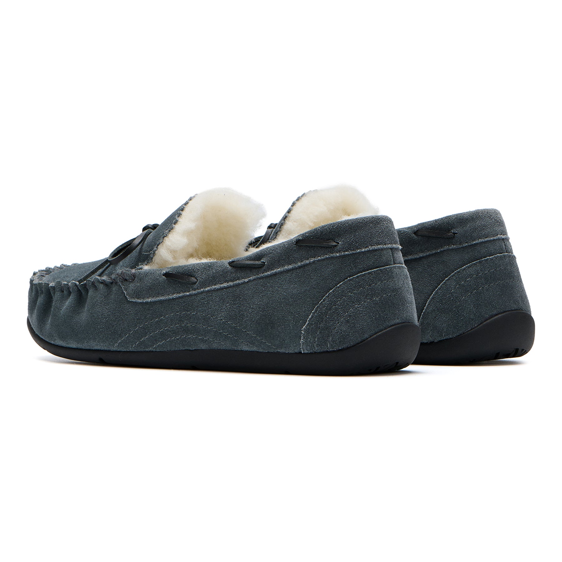 Abeo Amble Bow Grey Women's Comfortable Walking Shoes - Perfect for Casual Outings, Travel & Everyday Wear