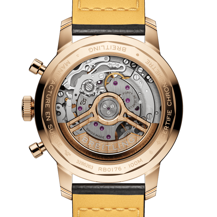 Breitling Top Time B01 Chronograph 41mm 18k Red Gold Men's Luxury Watch - Perfect for Business, Formal Events & Collectors