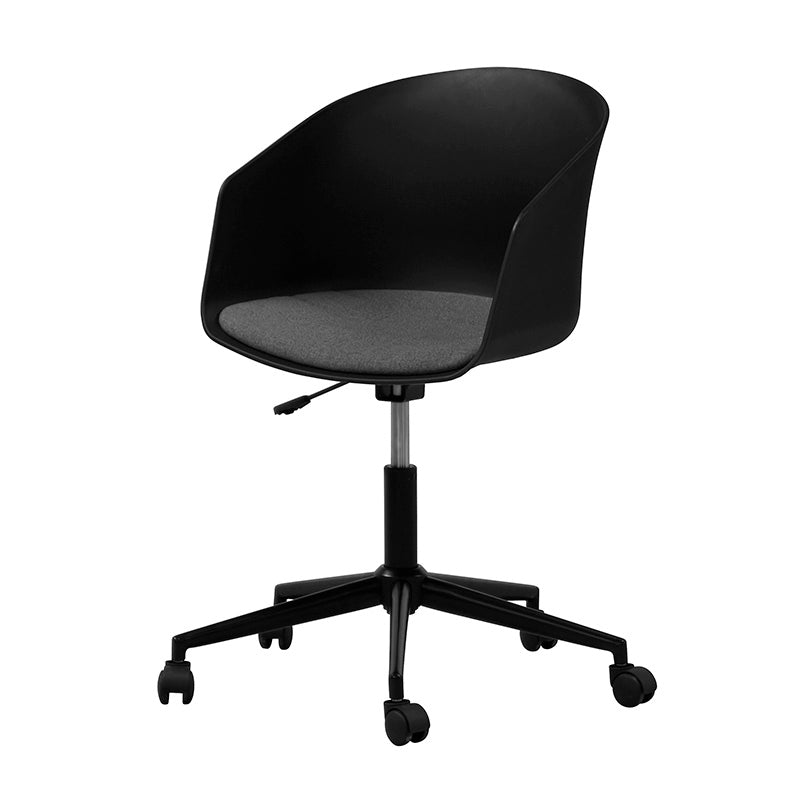 Ergonomic LIDAN Office Chair with Adjustable Height - Black - Perfect for Home Office, Gaming, and Workspace Comfort