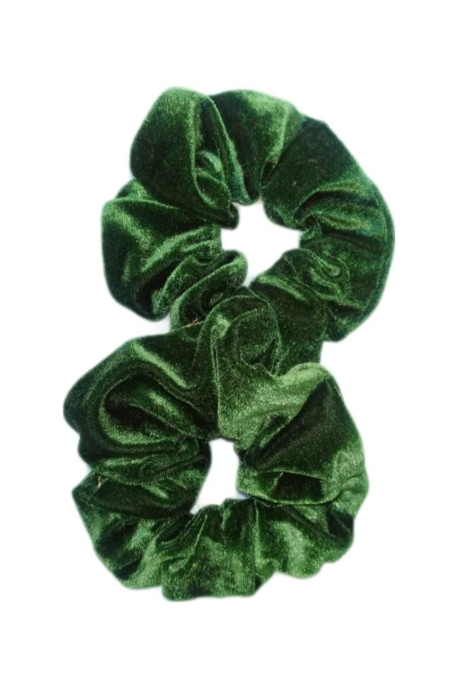 Velvet Hair Scrunchies for Women - Large Size Hair Bands, Ponytail Holders & Elastic Hair Accessories | Soft Hair Ties for Girls, Workouts, Office & Everyday Use