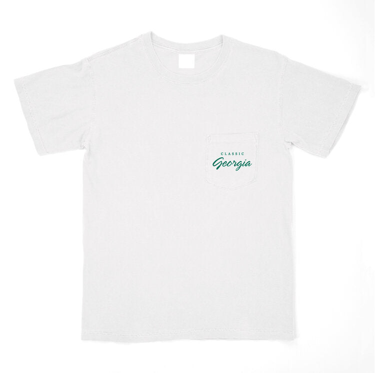 Classic Georgia No Beer After 4 Pocket T-Shirt | Vintage Style Cotton Tee for Men | Casual Wear, Bar Hopping & Weekend Outfits