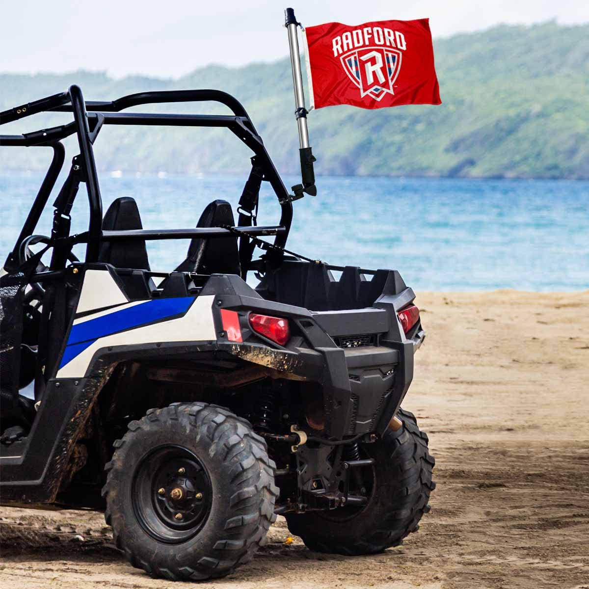 College Flags & Banners Co. RU Highlanders Boat & Nautical Flag - Durable Outdoor Decoration for Boats, Yachts & Tailgating Events