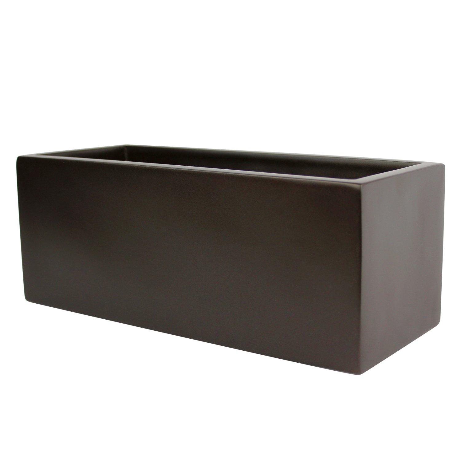Premium Rectangle Fiberglass Planter Box - 24