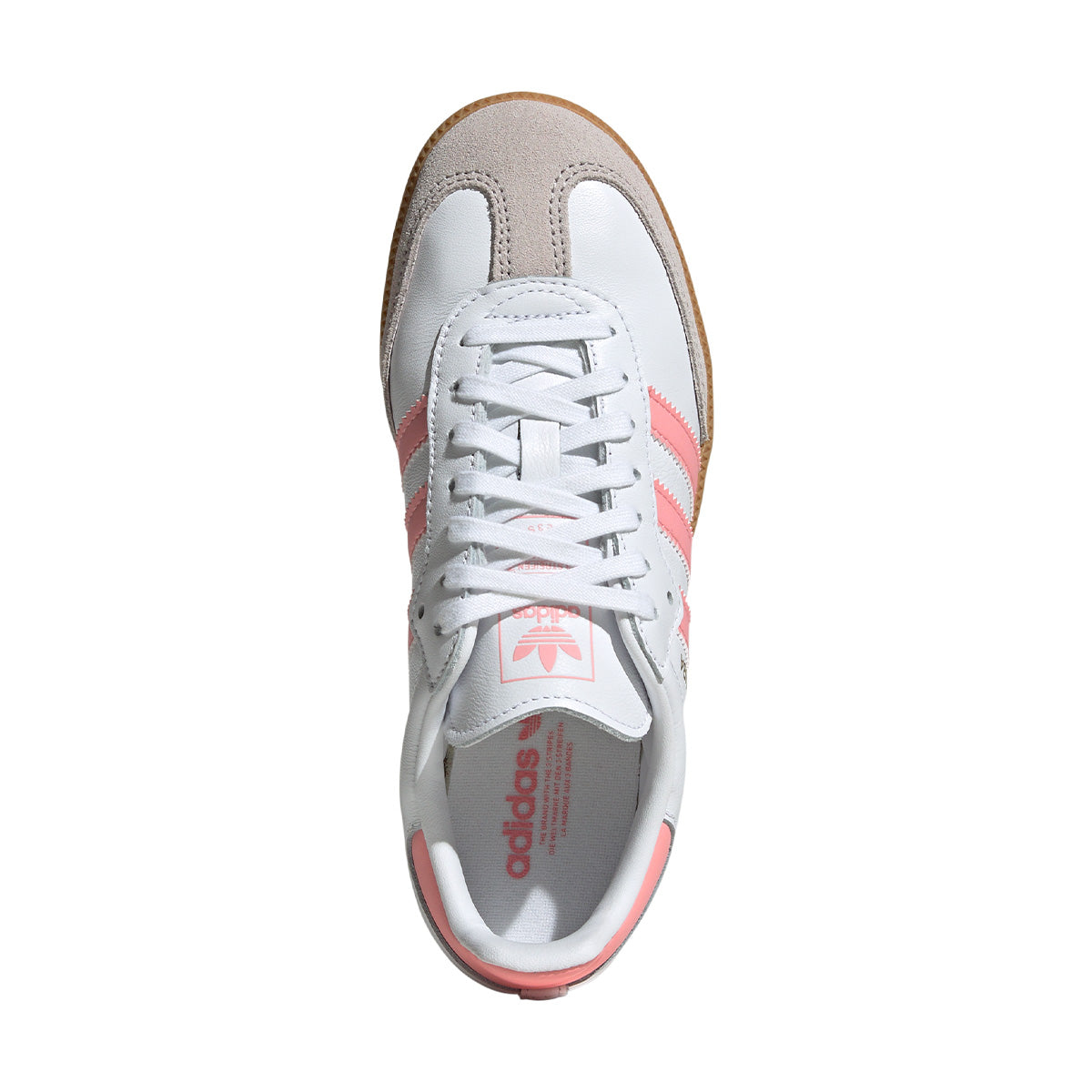 Kids Samba OG Sneakers - White Semi Pink Spark | Comfortable & Stylish Shoes for Boys & Girls | Perfect for School, Sports & Casual Wear