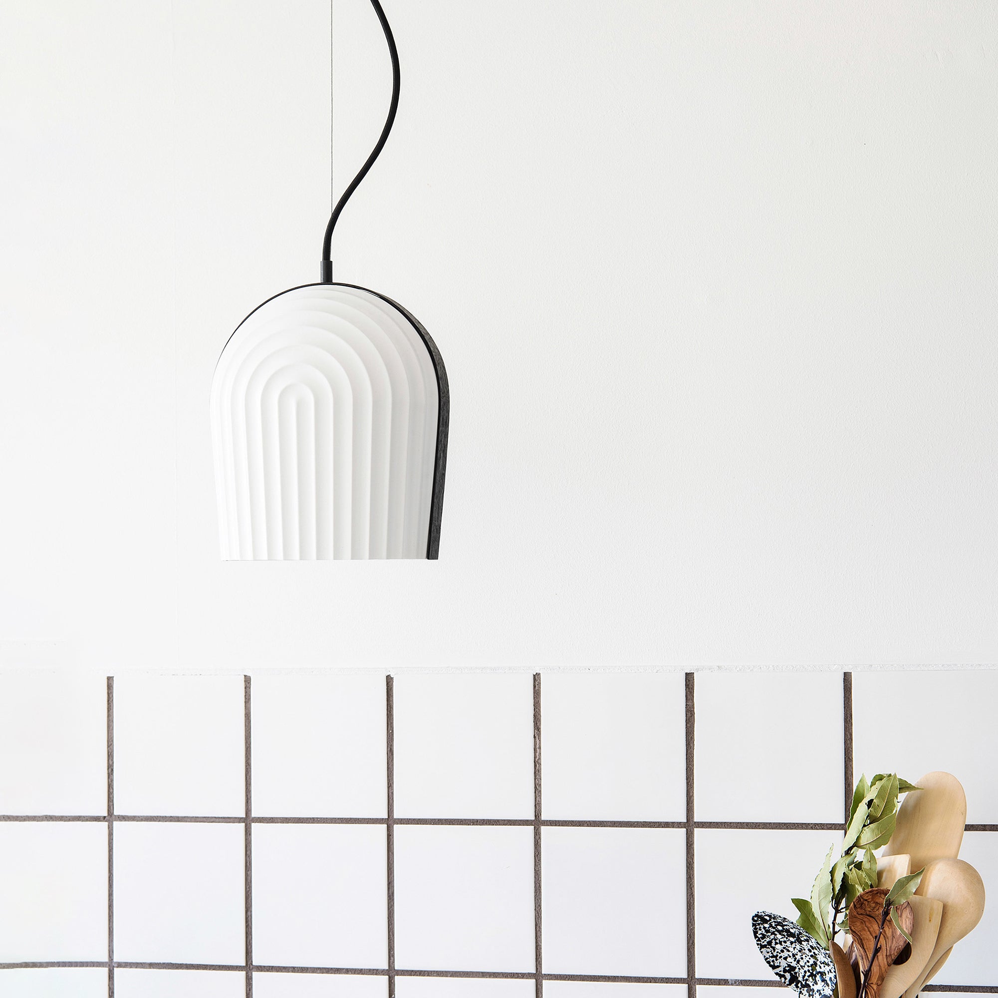 Modern Arc Pendant Lamp - Adjustable Hanging Light Fixture for Kitchen Island, Dining Table & Living Room Decor | Industrial Style Lighting for Home & Office