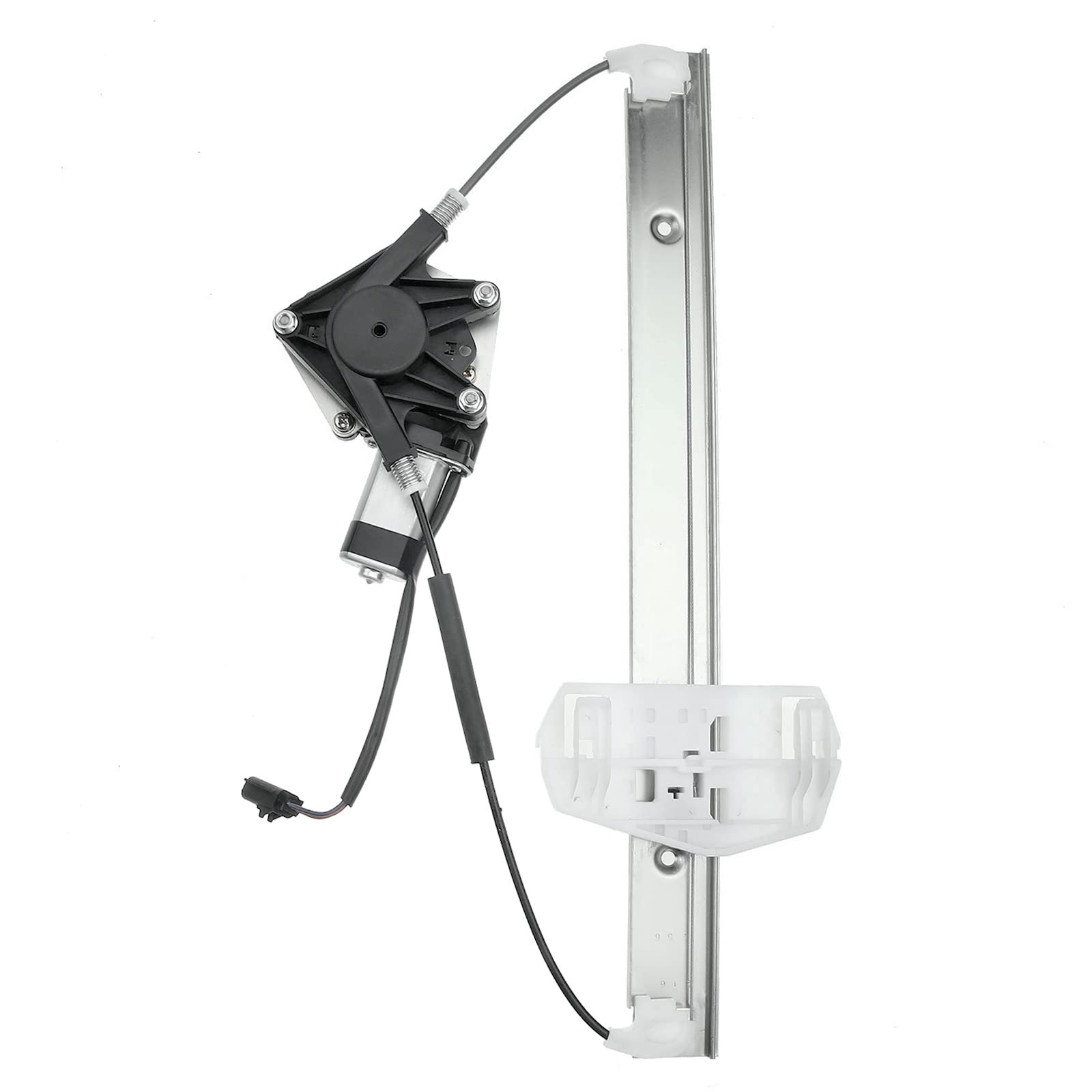 Premium Power Window Regulator with 2-Pin Motor - Compatible with Jeep Wrangler JK 2007-2018 (Rear Driver Side) | Durable Replacement Part for Smooth Window Operation