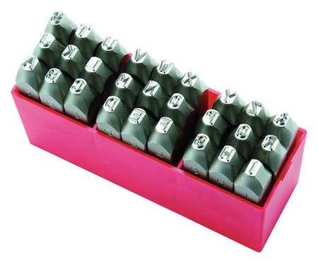 1/4 Inch High Steel Letter Set - Durable Metal Alphabet Stamps for DIY Crafts, Leather Embossing, and Woodworking Projects