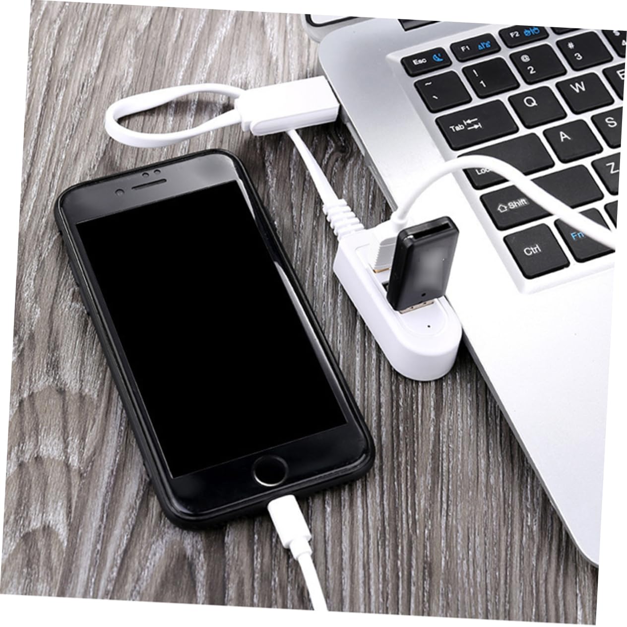 Housoutil 2-Pack 3A Fast Charging USB Hub with 3 Ports - High-Speed Multi-Port Extension for Desktop, Laptop, iPad, iPhone - Perfect for Home Office, Gaming & Travel Accessories