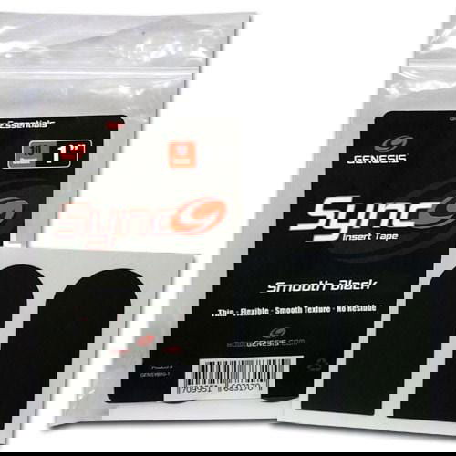 Genesis Sync Black 1 Insert Tape - 10 Count Pack | Strong Adhesive for Office, Home & Craft Projects | Perfect for Labeling, Organizing & DIY Scrapbooking