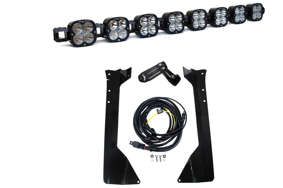 Baja Designs XL Linkable Roof Bar Kit for Jeep Wrangler JK - Heavy Duty Off-Road Roof Rack System for Adventure & Camping Gear