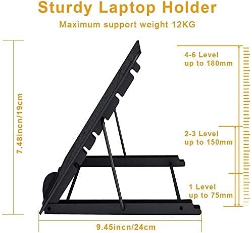 Ergonomic Adjustable Laptop Stand for MacBook Air Pro & 10-15.6