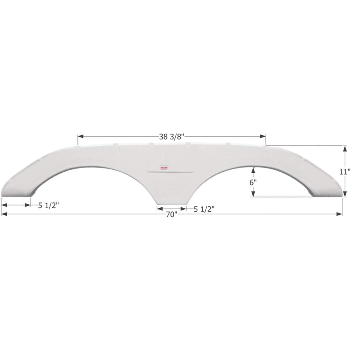 ICON Keystone 5th Wheel Travel Trailer Fender Skirt FS1772 - Durable RV Accessory for Road Protection & Style | Perfect for Long-Haul Camping & RV Adventures