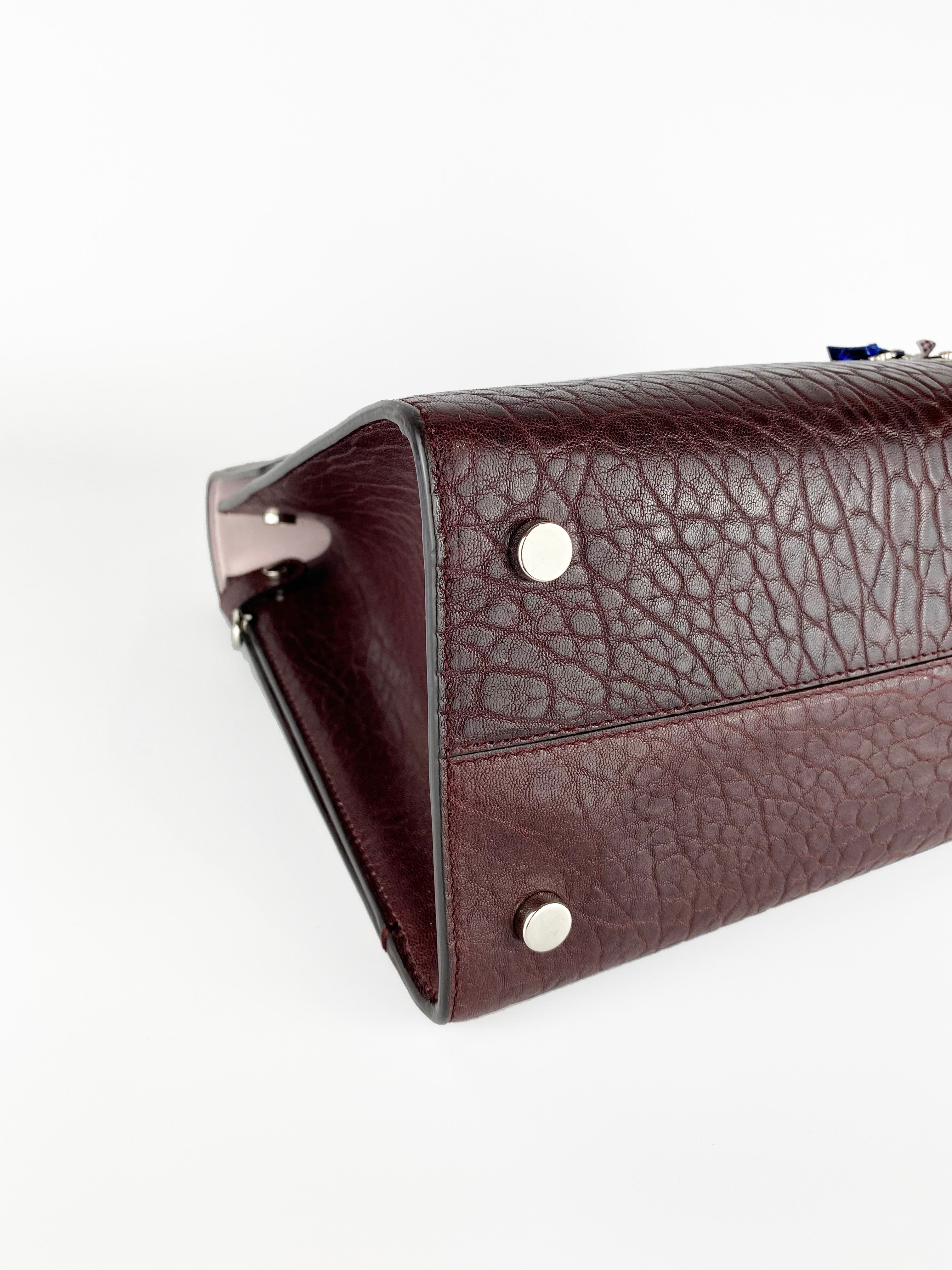Christian Dior Diorever Dragonfly Bag in Burgundy - Luxury Crossbody Handbag for Women, Perfect for Evening Parties & Special Occasions