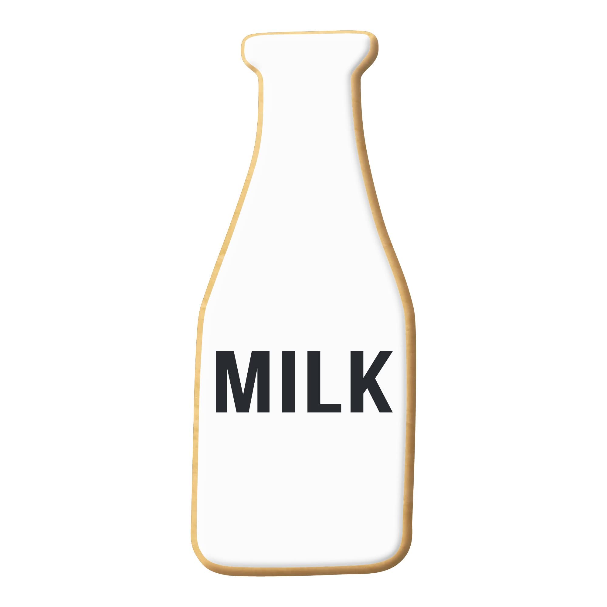 Premium 4.5 Inch Milk Bottle Cookie Cutter - Stainless Steel Baking Tool for Cookies, Pastries & Fondant - USA Made - Perfect for Christmas, Birthday Parties & DIY Baking Gifts