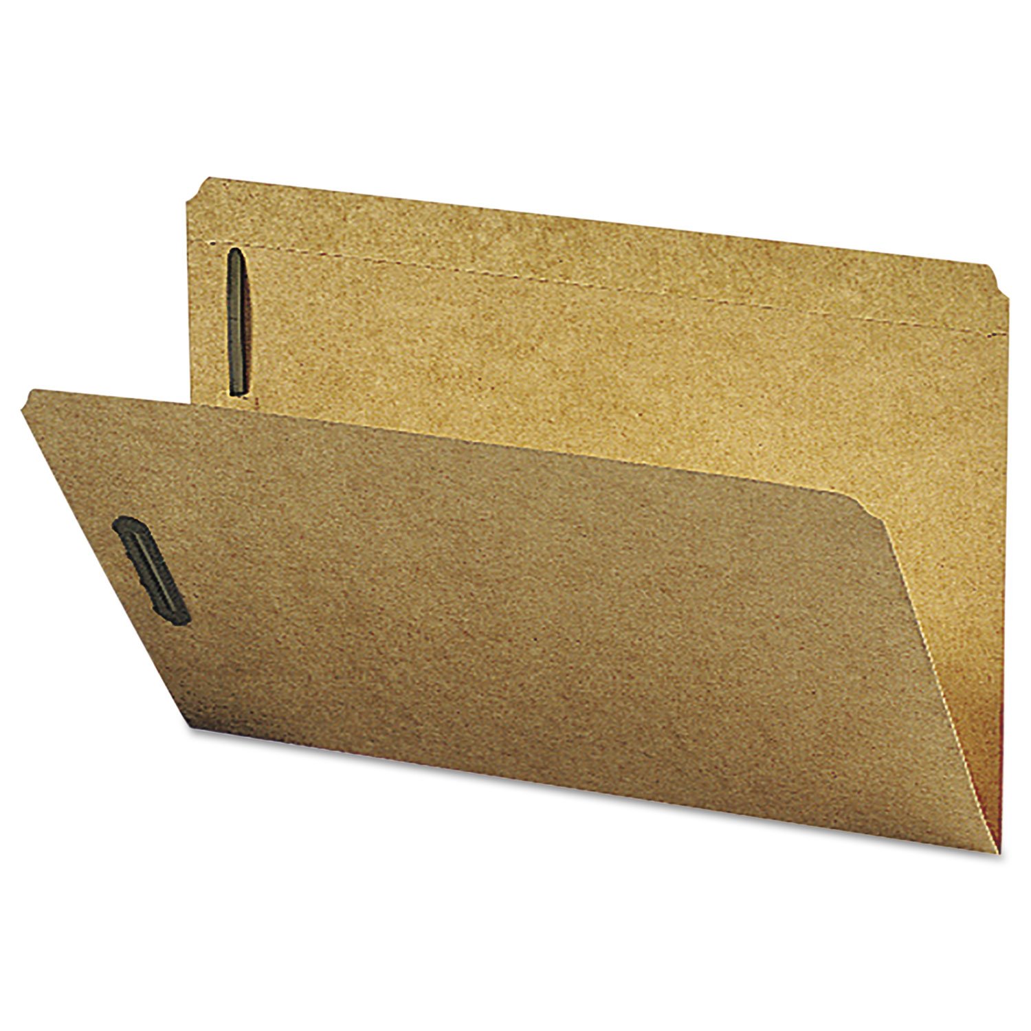 Smead 19813 Kraft K Style Fastener Folders - Legal Size, Straight Cut Top Tab, Brown (50/Box) - Perfect for Office Filing, Document Organization & Legal Paper Storage