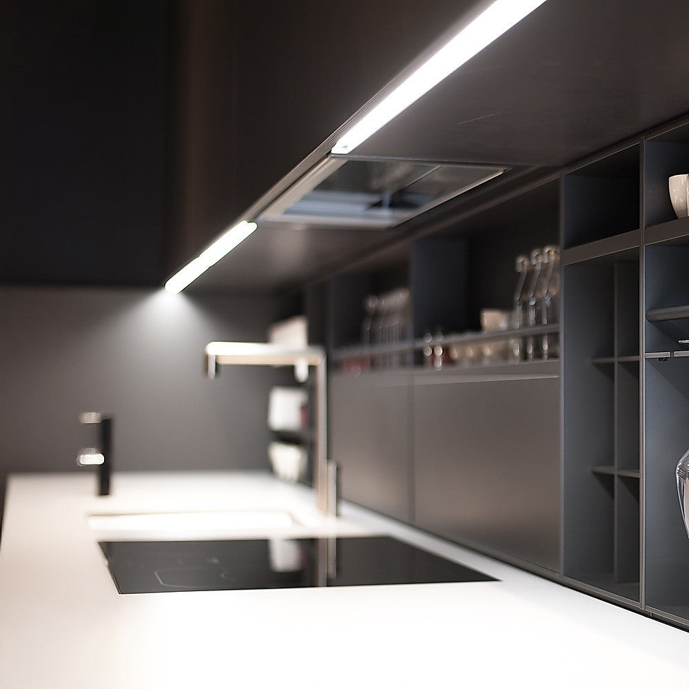 10 Pack 1M Aluminum LED Strip Light Channel Profile for Kitchen Cabinet Lighting - Perfect for Under Cabinet, Shelf, and Staircase Accent Lighting