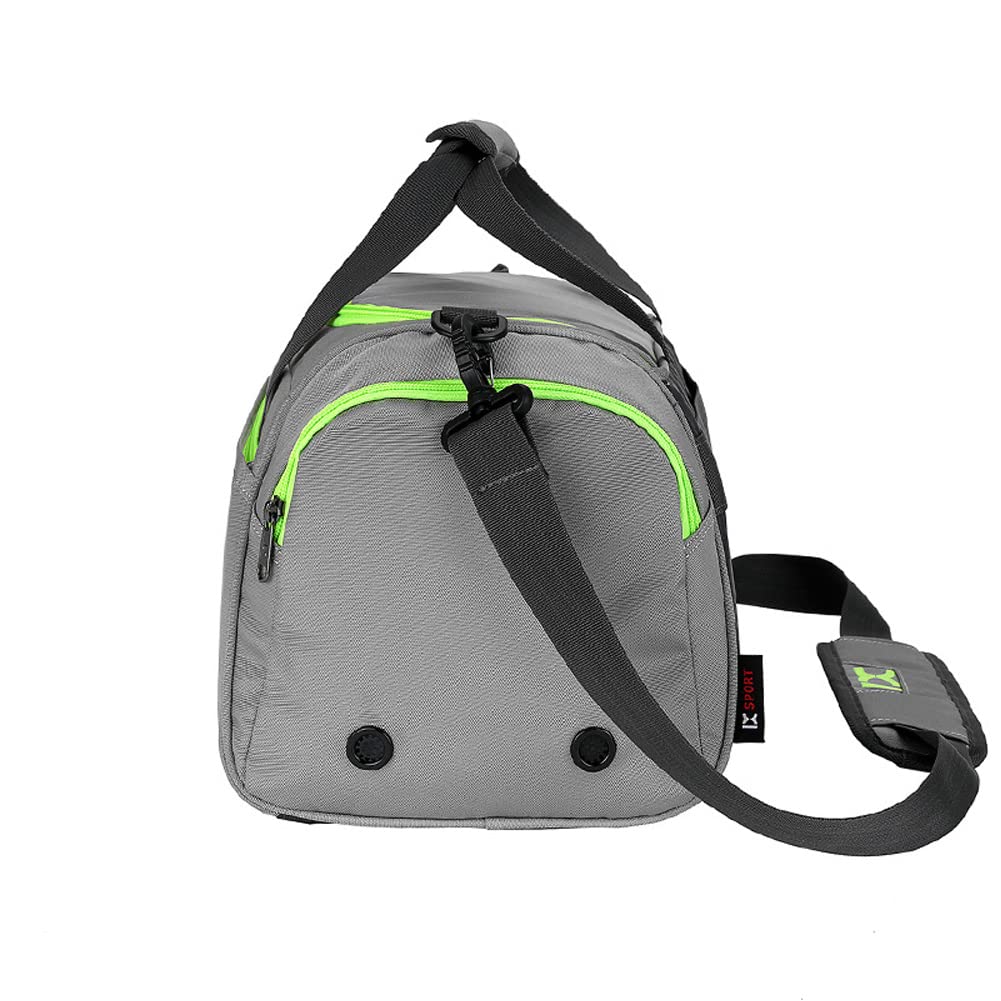 **Leathario Waterproof Gym Duffle Bag for Men & Women – Sports Travel Duffel with Shoe Compartment | Perfect for Workouts, Travel & Weekend Getaways**