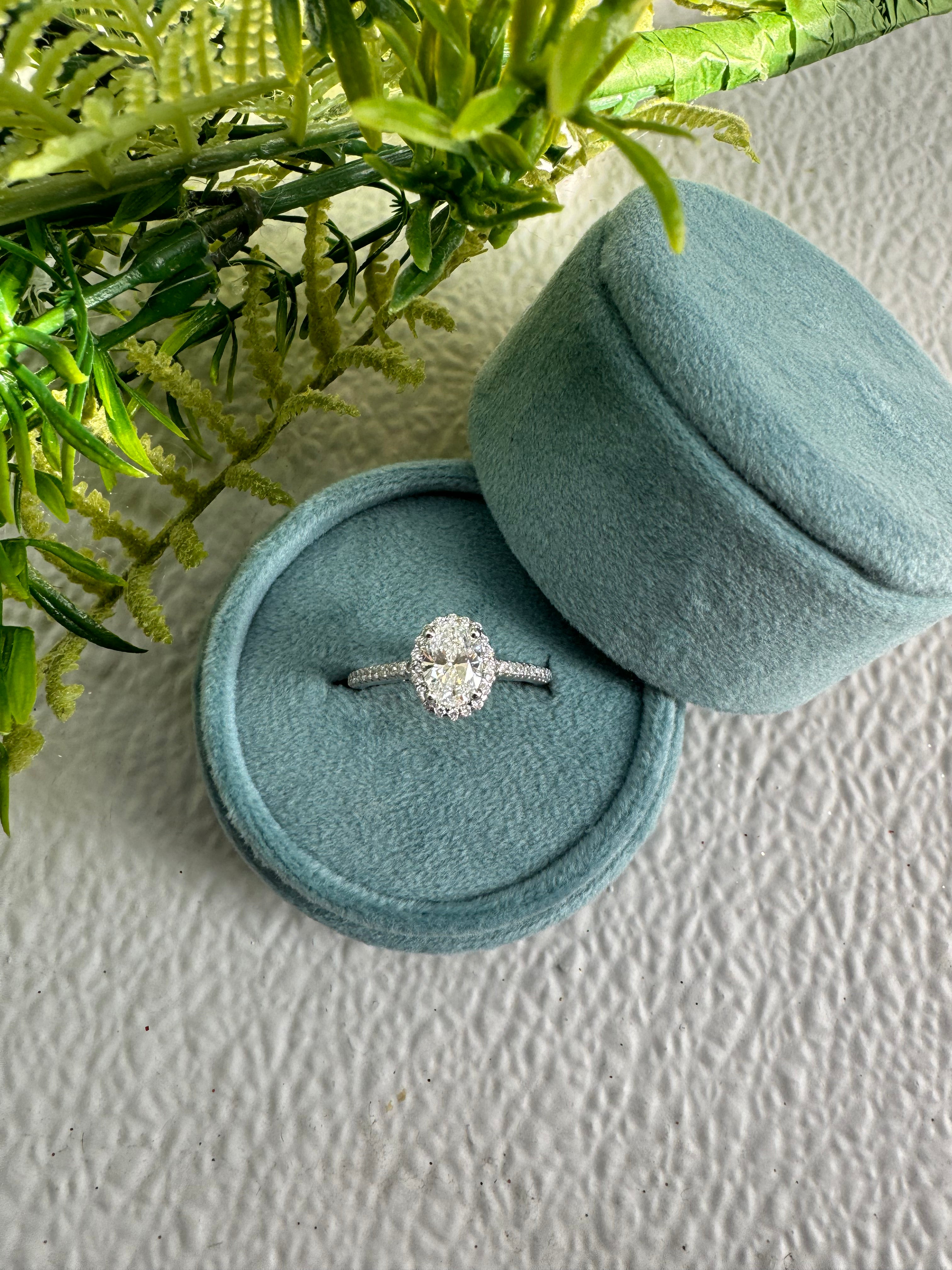 Charlotte Engagement Ring - Elegant Diamond Wedding Band for Women - Perfect for Proposals, Anniversaries & Bridal Jewelry