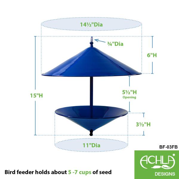 Premium Trulli Bird Feeder for Outdoor Garden - Attracts Wild Birds with Durable Design - Perfect for Backyard, Patio & Bird Watching Enthusiasts