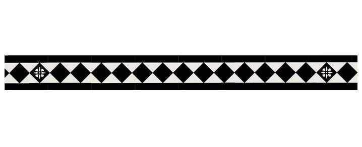 Winckelmans Granitklinker Klinkerfris Glasgow II Black/White - Premium Ceramic Tiles for Kitchen, Bathroom & Outdoor Flooring