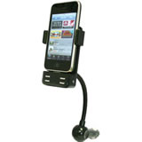 Apple iPhone iPod FM Transmitter Car Charger Adapter - Wireless Music Streaming & Dual USB Port Charging for Road Trips & Commuting