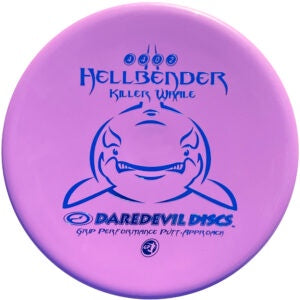 Daredevil Disc Golf Hellbender Killer Whale (GP) Putter - Premium Golf Disc for Accurate Putting | Perfect for Disc Golf Tournaments & Backyard Practice
