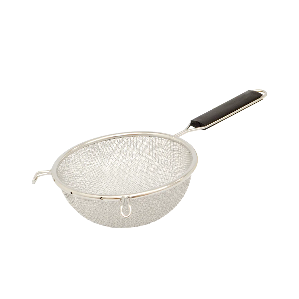 Browne 6-Piece Double Mesh Strainer Set - Fine & Coarse Kitchen Sieves for Baking, Cooking, and Straining Liquids - Perfect for Tea, Coffee, Pasta, and Vegetables